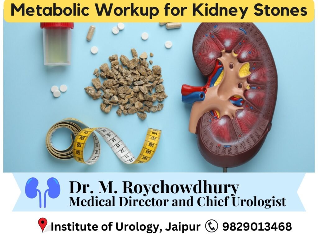 Metabolic Workup for Kidney Stones Dr M. Roychowdhury Dr Rajan Bansal