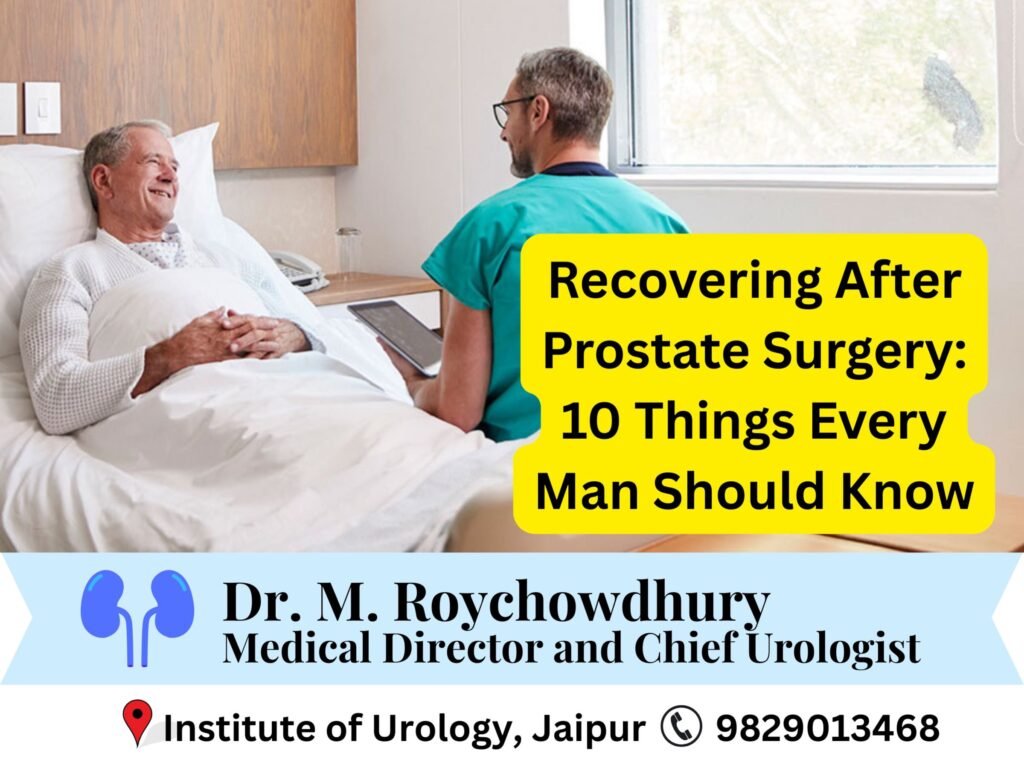Recovering After Prostate Surgery- 10 Things Every Man Should Know Dr M Roychowdhury Dr Rajan Bansal