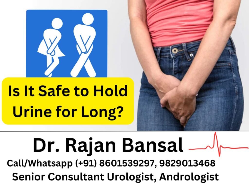 Is It Safe to Hold Urine for Long? How Your Bladder Responds to Delayed Voiding Dr Rajan Bansal Dr M Roychowdhury Best Urologist Jaipur Rajasthan